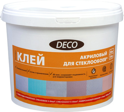 Клей для обоев XGlass Deco Акриловый (10кг)