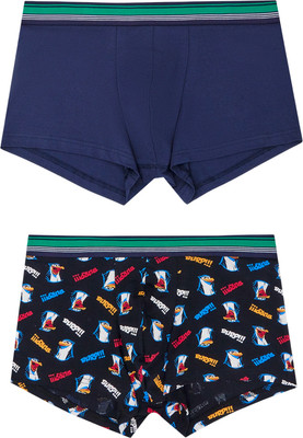 Комплект мужских трусов Mark Formelle 411124-2 (р.98-108, прикольные пингвины/глубокий синий)