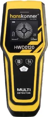Детектор скрытой проводки Hanskonner до 120мм / HWD0120