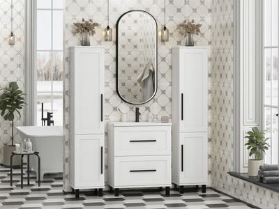 Тумба с умывальником Misty Модерн 70 / П-Мод07070-011Пр+Р-Евв14070-Д