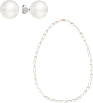 Комплект ювелирных украшений из золота и серебра ZORKA Набор к перламутровому пиджаку Met Gala