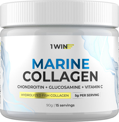 Коллаген 1WIN Морской хондроитином и глюкозамином (90г, нейтральный)