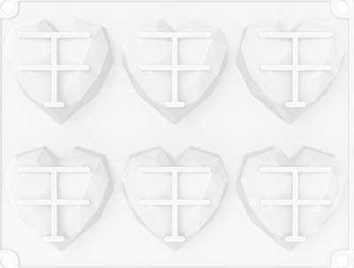 Форма для льда S.G. Home Граненое сердце SG-BD-H11