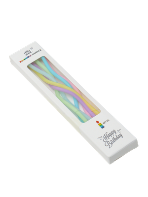 Набор свечей для торта S.G. Home Серпантин коктейльные SG-CC-6WR (6шт, яркие разноцветные)