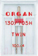 Набор игл для бытовой швейной машины Organ 1-100/4 (двойные)