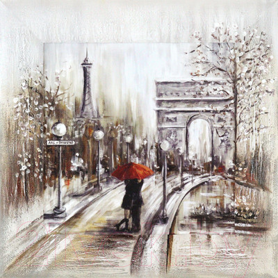 Картина Декарт Пара в Париже 8Л0104 (в раме)