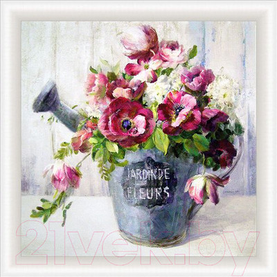 Картина Декарт Цветы в лейке 8Л0898 (в раме)