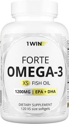 Жирные кислоты 1WIN Omega-3-60% (240 капсул)