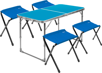 Комплект складной мебели Ника ССТ-3 / ДС (голубой/синий)