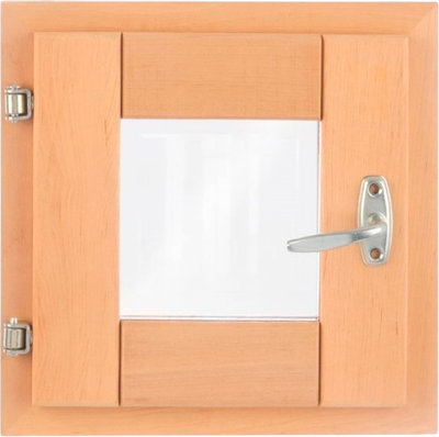 Окно для бани СаунаОпт Форточка 40x40 ФО-4040