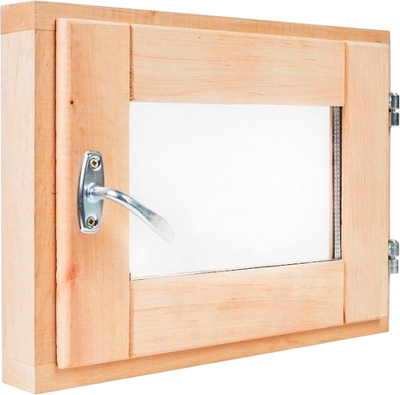 Окно для бани СаунаОпт Форточка 50x60 ФО-5060