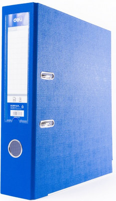 Папка-регистратор Deli Разборная / CF818-BL (синий)