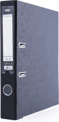 Папка-регистратор Deli Разборная / CF818-BK (черный)