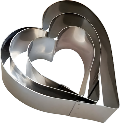Набор форм для печенья S.G. Home Сердца SG-CM-SC3 (3шт)