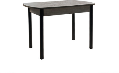 Обеденный стол ВВР Пластиковый раздвижной 110-150x70 (лавант/камень/черный прямой)