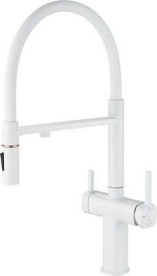 Смеситель Rose R358C (белый)