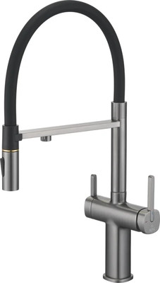 Смеситель Rose R358T (оружейная сталь)