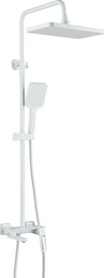 Душевая система со смесителем Shevanik S6826C (белый)