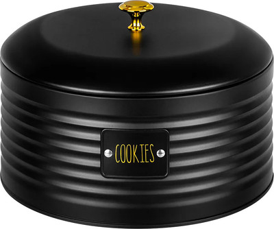 Емкость для хранения Elan Gallery Cookies / 240485 (черный металл)