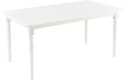 Обеденный стол Halmar Nelson 160-200x90 (белый/белый)