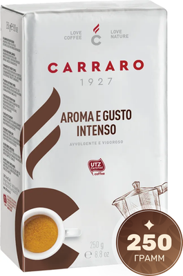 Кофе молотый Carraro Aroma E Gusto Intenso (250г)