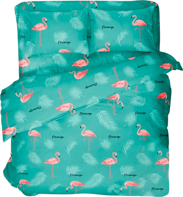Комплект постельного белья Блакiт Фламинго 1.5сп 50х70 41242/0 545307/457924 К