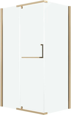 Душевой уголок Grossman Pragma 100x100x195 / 120.K33.03.1010.32.00 (золото сатин/стекло прозрачное)