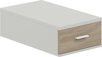 Тумба Norden Подвесная с 1 ящиком / SG.532.SH.OD (серый бархат/дуб темный)