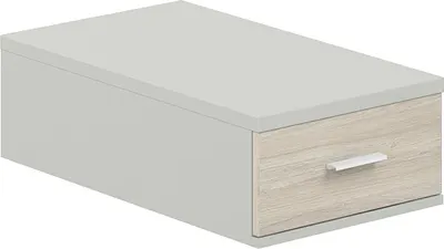 Тумба Norden Подвесная с 1 ящиком / SG.532.SH.OL (серый бархатдуб светлый)