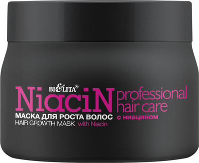 Маска для волос Belita Professional Hair Care для роста волос с ниацином (300мл)
