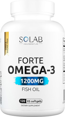 Жирные кислоты SOLAB Omega-3 - 60% (120 капсул)