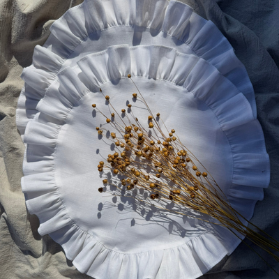 Набор сервировочных салфеток ОМурМебель 40см (2шт, белый)