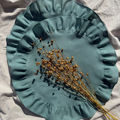 Сервировочная салфетка ОМурМебель 40см (2шт, синий)