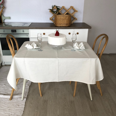 Скатерть ОМурМебель 150x120см прямоугольная (белый)