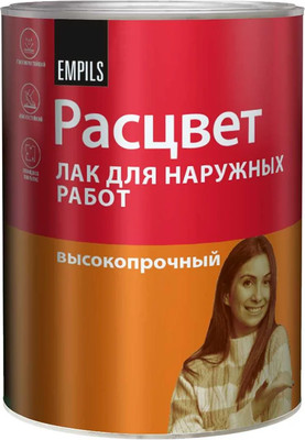Лак Расцвет Алкидный для наружных работ (1.6кг)