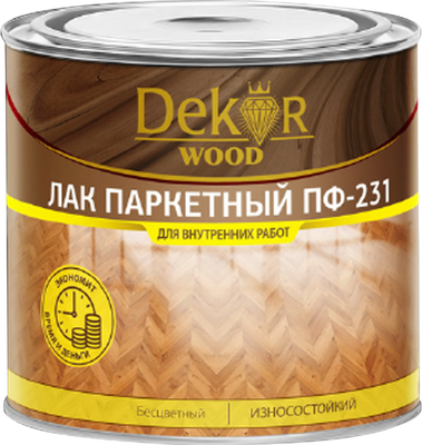 Лак Dekor Паркетный ПФ-231 (1.8кг)