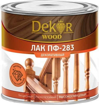 Лак Dekor Декоративный ПФ-283 (800г)