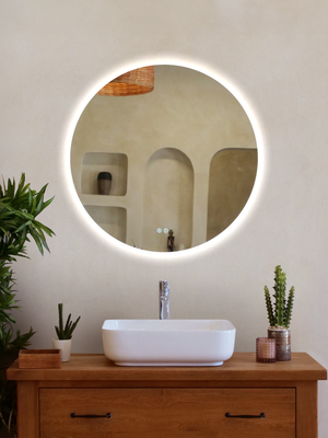 Зеркало Дабл-Ю Афины Классик 80 / AFN80K (с подсветкой)