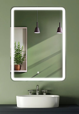 Зеркало Дабл-Ю Балатон Лайт 80x60 / BA80X60L (с подсветкой)