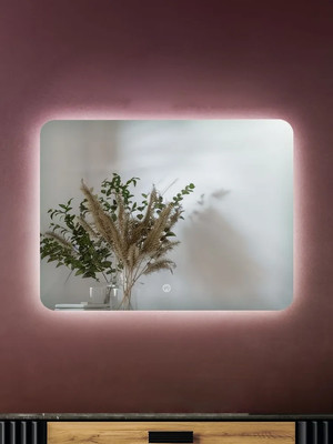 Зеркало Дабл-Ю Бангкок Лайт 100x80 / BAN100X80L (с подсветкой)