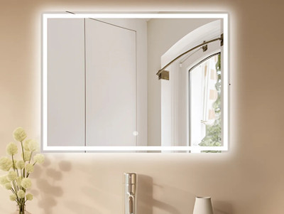 Зеркало Дабл-Ю Гранд Лайт 100x80 / GR100X80LT (с подсветкой)