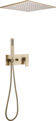 Душевая система со смесителем Abber Daheim AF8221G (золото матовое)