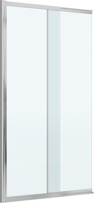 Стеклянная шторка для ванны Cezares SLIDER-FIX-VF-11-100/150-C-Cr