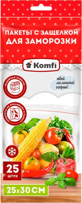 Комплект пакетов-слайдеров Komfi для заморозки HPZ203E (25шт)