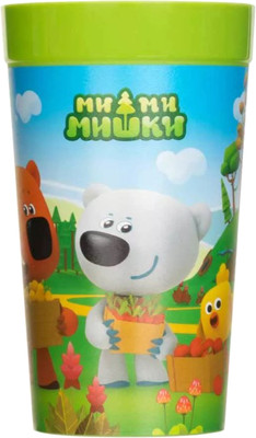 Стакан Бытпласт Ми-Ми-Мишки / 431328109 (зеленый)
