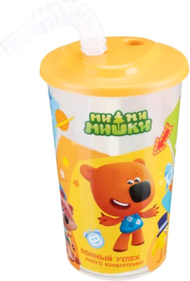 Стакан Бытпласт Ми-Ми-Мишки / 431329008 (оранжевый)