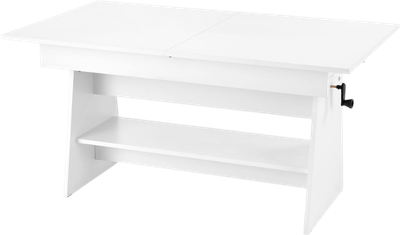 Стол-трансформер Halmar Erika 120-160x70 (белый)
