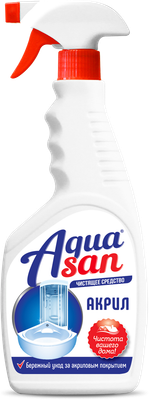 Чистящее средство для ванной комнаты АкваСан для акриловых ванн и душевых кабин (500мл)