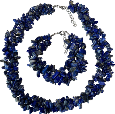 Комплект бижутерии Wolves Лазурит 1380