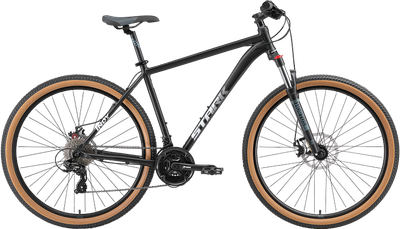 Велосипед STARK Indy 29.1 D 2025 (XL/22, черный матовый/белый призрак)